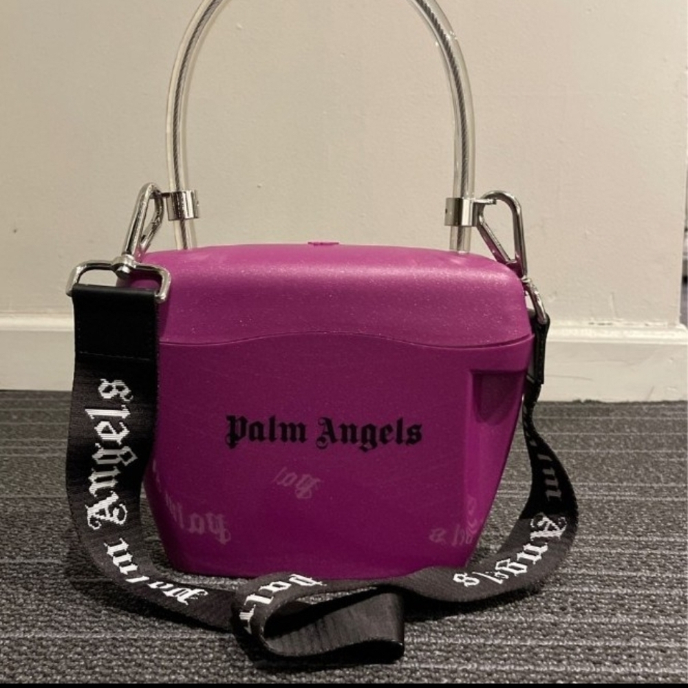 Palm Angels Magenta Crossbody Lunch Bag